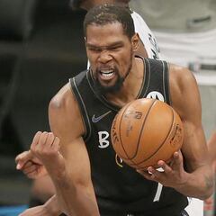 The Nets' Kevin Durant jokes about Knicks fans after win