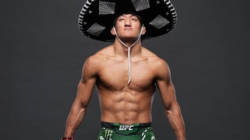 El peleador mexicano Raúl Rosas Jr.