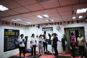 Escuelas de boxeo 'solo para mujeres' en China