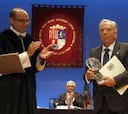 Ferrándiz recibe el Laurel de Oro en la Paraninfo de la UA