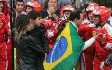 Felipe Massa se despide de la Fórmula 1 en casa. 