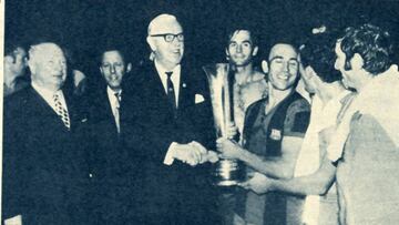 El Barcelona ganó la Copa de Ferias ante el Leeds en 1971.