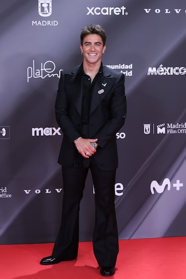 Álvaro de Luna posa en la alfombra roja. 