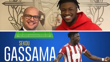 El doble movimiento de Sekou: fichado del Almería por el Valladolid y cedido por éste al Fuenlabrada.