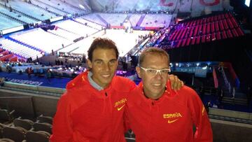 Rafa Nadal, en Lille para ver la final del Eurobasket