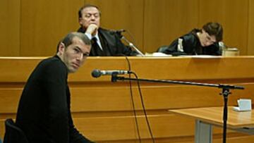 <b>HA DECLARADO</B>. Zidane ha declarado como testigo en el juicio que se sigue contra el club turinés por el presunto uso ilícito de fármacos.