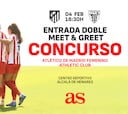 Gana una entrada doble + Meet & Greet para el partido del Atlético de Madrid Femenino con el Athletic Club