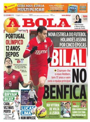 Portadas de la prensa deportiva