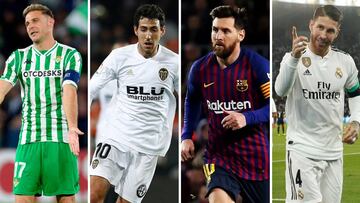El calendario de Betis, Valencia, Barça y Madrid el próximo mes