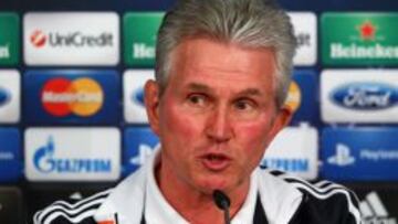 El técnico del Bayern, en rueda de prensa.