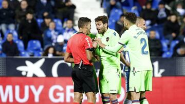 El Levante se vio perjudicado, una vez más, en un gol mal anulado a Coke Andujar.