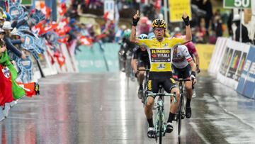 Roglic, más líder en una etapa reina acortada por mal tiempo