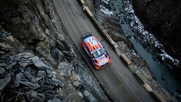 Thierry Neuville and Nicolas Gilsoul (BEL) of team Hyundai Shell Mobis WRT are racing on day 3 during World Rally Championship Monte-Carlo in Gap, France on January 25, 2020 // Jaanus Ree/Red Bull Content Pool // SI202001250202 // Usage for editorial use only // 