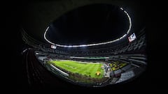 Panorámica del Estadio Azteca previo a un juego de la Liga MX Femenil.