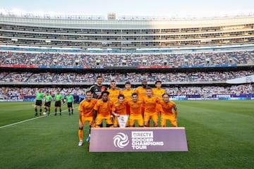 El once inicial del Real Madrid. 