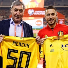 Merckx y Hazard ya esperan al Tour de Francia en Bruselas