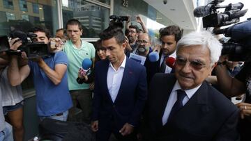 Rubén Castro, entrando en el juzgado este jueves.