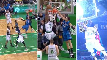 El increíble mate de 'Superman' Gordon y grito Antetokounmpo