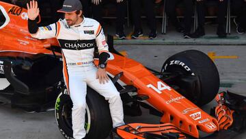 ALONSO SE DESPIDE DE HONDA.