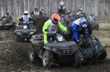 Carrera regional de quad en Krasnoyarsk en Siberia.