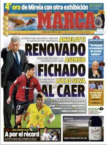 Portadas de la prensa deportiva