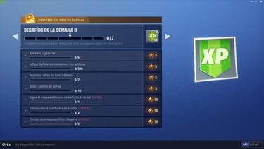 Fortnite Battle Royale: Temporada 4: Desafíos Semana 3