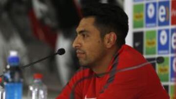 Gonzalo Jara se mostró tranquilo en la previa del duelo ante Uruguay.