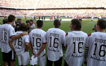 Homenaje a Antonio Puerta tras su fallecimiento.