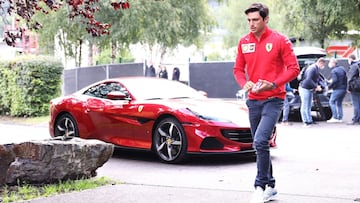 Carlos Sainz (Ferrari). Spa-Francorchamps, Bélgica. F1 2021.
