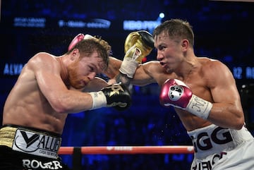 El triunfo de Canelo sobre Golovkin en imágenes