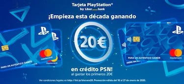 Tarjeta PlayStation: la tarjeta de débito que te devuelve dinero PSN