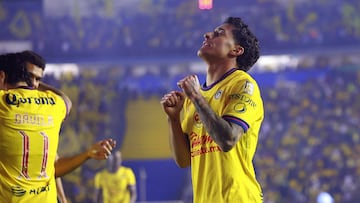 Alejandro Zendejas lleva dos goles y una asistencia en los últimos tres partidos del América.