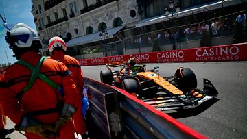 Lando Norris (McLaren MCL39). Montecarlo, Mónaco. F1 2025.