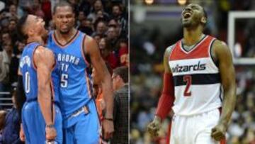 Durant, Westbrook y Wall, los mejores de diciembre
