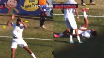 Jugador se lesiona tras hacer la celebración de Cristiano