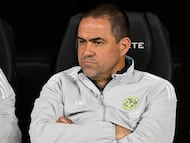 Andre Soares Jardine head coach of America during the Quarter Finals second leg match between America and Nashville SC as part of the CONCACAF Champions Cup 2026, at Banorte (Azteca) Stadium, on April 14, 2026 in Mexico City, Mexico.