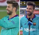 Piqué evade pregunta de su polémico gesto en el gol anulado