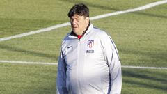 El Mono Burgos con el Atl&eacute;tico. 
 
 