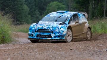 Un test del equipo M-Sport de Ford.