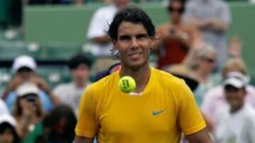 <b>TRIUNFO SUDADO. </b>Ante la exigencia de David Nalbandián, Nadal necesitó a tope su reserva física.