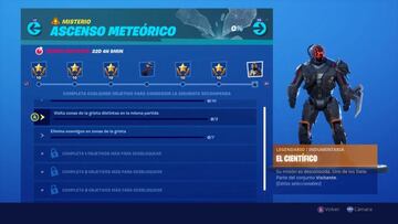 Fortnite Battle Royale - Temporada X: desaf&iacute;os de Ascenso mete&oacute;rico