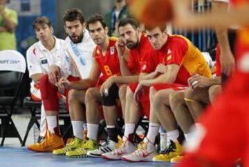 Marc Gasol, José Calderón, Germán Gabriel y Víctor Claver.