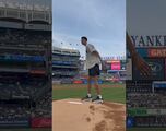 Vídeo: Así lanzó Víctor Wembanyama la primera bola del Yankees vs Mariners