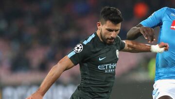 Man City's Aguero good to go after dizzy spell