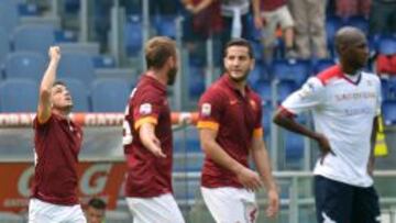 El Roma bate al Cagliari por 2-0 y lidera la Liga italiana