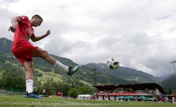 Las imágenes del primer entrenamiento de Guerrero en Austria