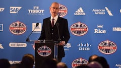 Adam Silver, durante los NBA Global Games de Londres.