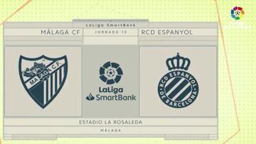 Resumen y goles del Málaga vs Espanyol de la Liga Santander