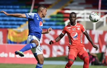 El equipo de Alberto Gamero se impuso por 2-1 ante América de Cali en el juego de ida de los cuartos de final de la Liga BetPlay. Fernando Uribe y Cristian Arango anotaron por Millonarios; Yesus Cabrera descontó para el equipo vallecaucano.