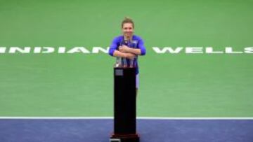 Simona Halep, campeona por primera vez en Indian Wells